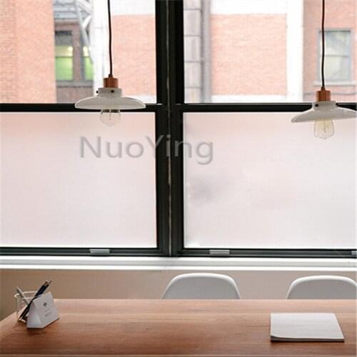 Opaque Window Sticker Privacy Film Frosted Matte White Self-adhesive Decorative Film Uv Resistant Vinyl Shutter Window