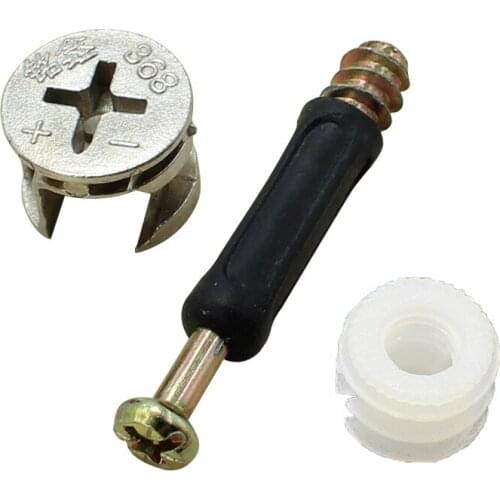 3in1 Furniture Connector Disassembly Assembly Eccentric Wheel Screw Nut Accessories