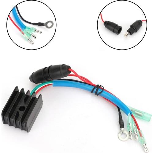 Areyourshop Voltage Regulator Rectifier Fit For Yamaha 30Hp 1987-1996/1999-2012 6G1-81970-61 6G1-81970-62 Motor Accessories