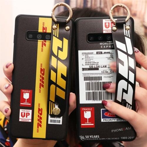 Dhl Express Wrist Strap Cover For Samsung Galaxy S20 FE A51 A71 A70 A50 A42 A12 A21S A31 A41 A30 M31 S10 S8 Plus Note 20 Ultra
