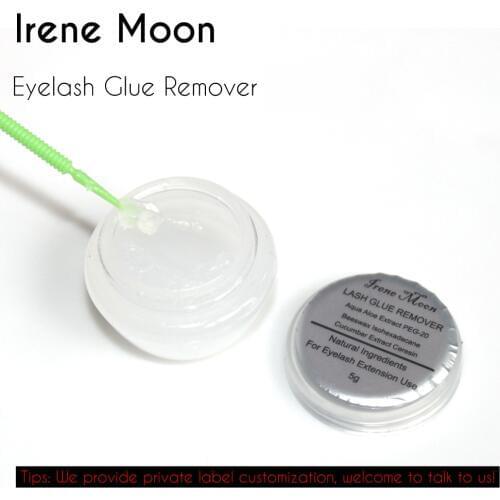Eyelash Glue Remover Cream 5g Eyelash Extension Cleansing Makeup Odorless Non-irritated Eyelash Cream Removing False Eyelashes