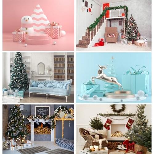 ZHISUXI Christmas Photography Backdrops Room Tree Party Decor Baby Portrait Photo Background For Photo Studio Props 20106ZSD-06