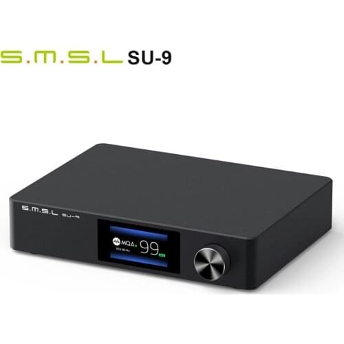 SMSL SU-9 SMSL SH-9 Balanced Decoder MQA Full Decoder Bluetooth 5.0 ES9038 DAC 2nd Gen XMOS DSD512 PCM768kHz/32Bit UAT LDAC USB