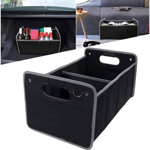Universal Foldable Car Organizer Trunk Box Portable Storage Case Cargo Auto Truck SUV Collapsible Container Bag