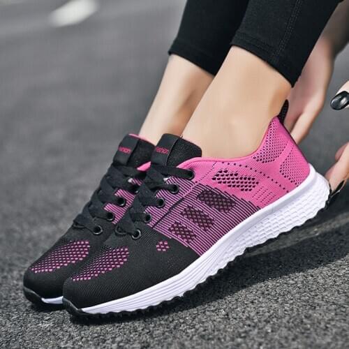 Women Sneakers 2021 Ladies Sports Shoes Ladies Trainers Platform Woman Baskets Femme Dames Black Mujer Tenis Feminino