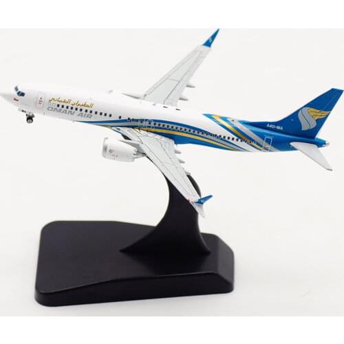 1:400 Scale B737-8MAX A4O-MA OMAN AIR Planes Model Airplanes Airlines Alloy Aircraft Plane collectible model collection