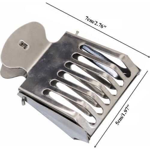 1PCS Stainless Steel Clip Queen Bee Cage Beehive Beekeeping Clips Catcher Marking Catchers Tools Cages Apiculture New Bees