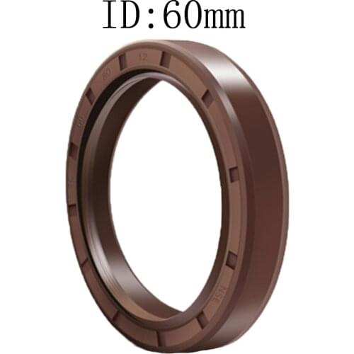 1PC ID 60Mm 60*82*85*90*95*100*110*120*8/10/12/13 MM High Temperature Gasket Acid Resistance Fluorine Rubber Skeleton Oil Seal