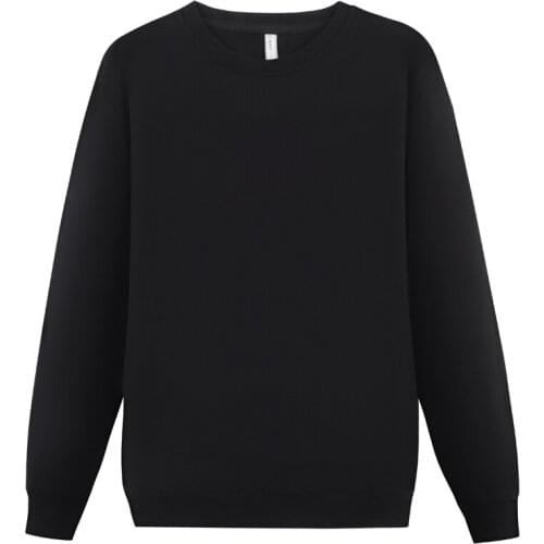 100% Cotton Casual Solid Color Harajuku Hip Hop Street Wear Sweatshirts Skateboard Men/Woman Long Sleeve Pullover Sportswear