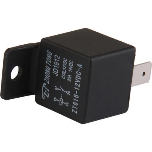 Car Truck Automotive DC 12V 80A 80 AMP SPST Relay Relays 4 Pin