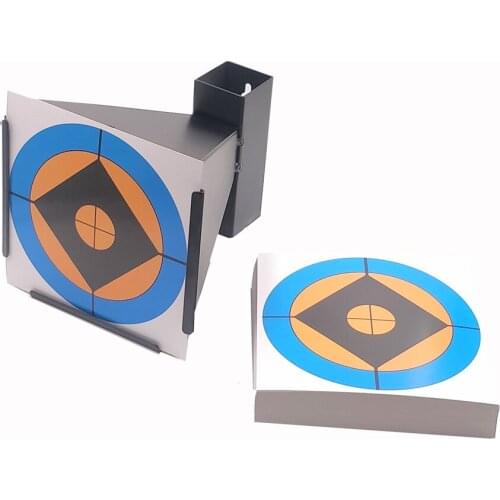 Big Pellet Trap & Target with 20 Pcs Whte Exquisite Paper Targets for Outdoor & Indoor Sports,Slingshot, airsoft, Hunting,Pistol