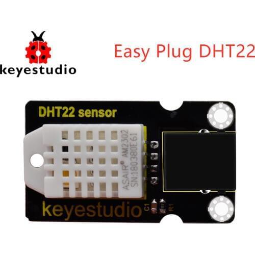 Keyestudio RJ11 Easy Plug DHT22 (AM2302)Temperature and Humidity Sensor for Arduino Uno r3