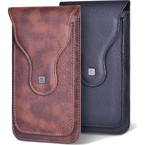 Double-layer phone bag Mens mobile phone protective case Outdoor hiking belt mobile phone belt mobile phone bag