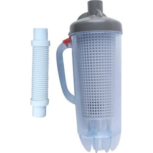 Hot Sale Suction Pot Mesh Clear Swimming Pool Leaf Filter Net Vacuum Cleaner Cleaning Machine Detachable Basket Aquarium