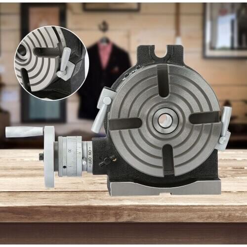 HV6 6 Inch Horizontal & Vertical Rotary Working Table Mill & Drill Machine with Screw