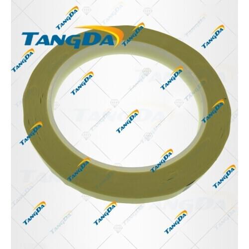TANGDA 10mm*70M ,70meter Yellow PET High Temperature Withstand Insulate Anti-Flame Adhesive Mylar Tape for Transformer Coil Wrap