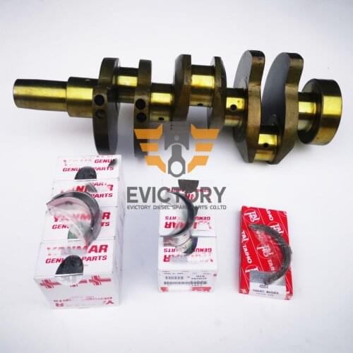 Yanmar 3D84-1FA 3T84HTLE 3T84HLE crankshaft + overhaul kit