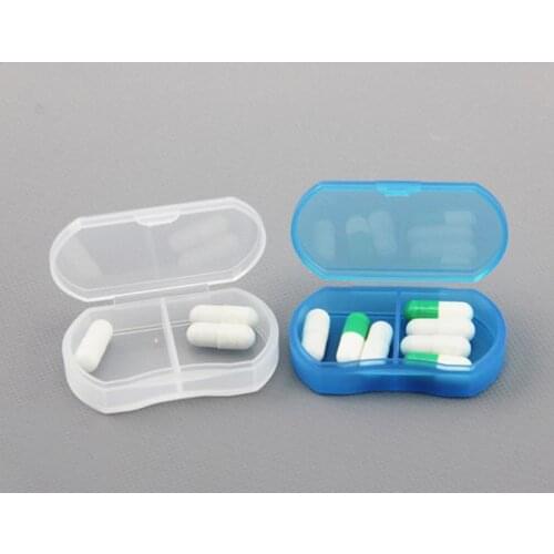 1PCS Portable 2/3 Grids Mini Pill Box Pills Medicine Drugs Case Box Secret Stash Pill Container Tool