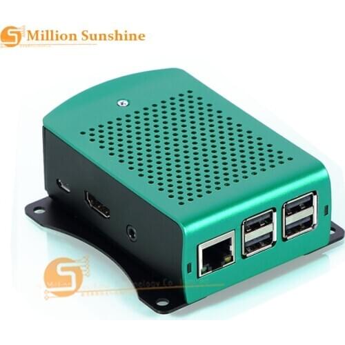 Raspberry Pie 3B+ Generation Metal shell Raspberry Pi 3 aluminum alloy box Thermal protection shell for Raspberry pi 3B/3B