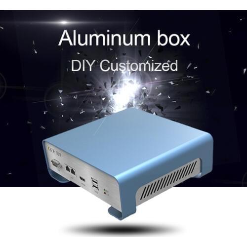 GOF-P01 208.4x71.5x189 mm (WxH-D) Extruded Aluminum Enclosure PCB Instrument Box DIY Electronic Project Case