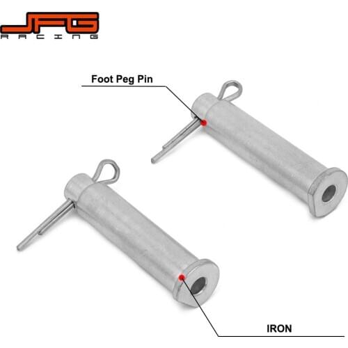Motorcycle Iron Foot Peg Footpegs Pin For HONDA CR125R CR250R CRF250R CRF250X CRF250RX CRF450R CRF450X CRF450RX CRF450L