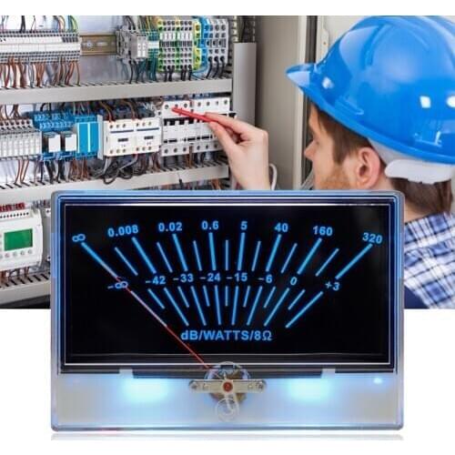 P-134 Pointer VU Meter with Backlight Practical Head Level Indicator Audio Spectrum High-precision Digital Power Meter