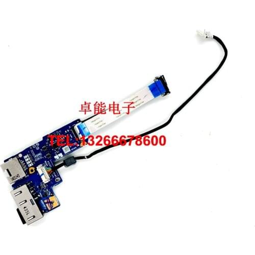 DC Power Jack board For Lenovo Thinkpad E531 laptop DC-IN Network card interface board NS-A046