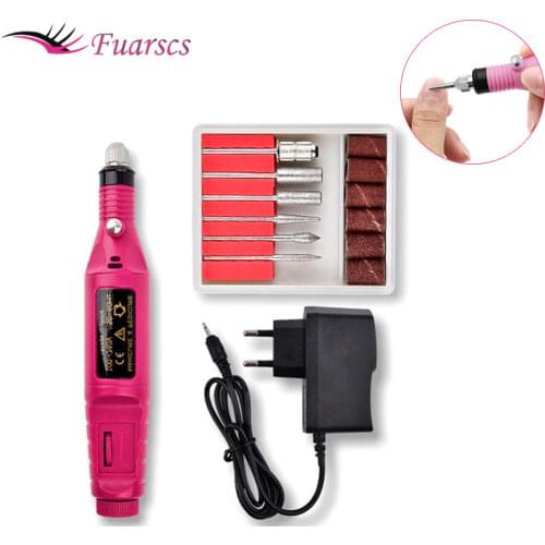 1 Set Professional Electric Nail Drill Machine Manicure Pedicure Milling Cutters Set Ceramic Nail File Polishing Equipment Tools