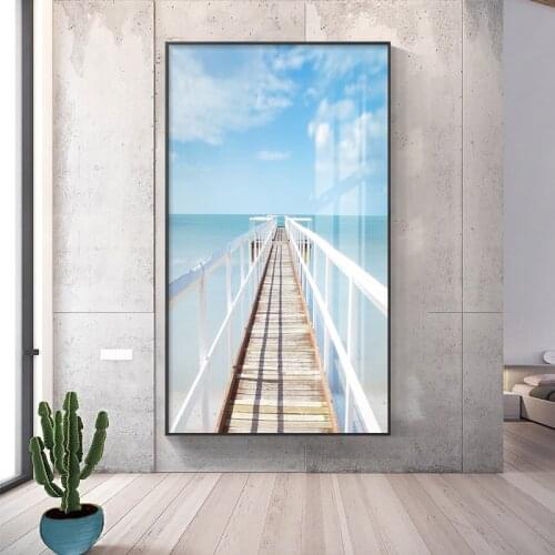 Настенные картины пейзажи QIZITENG China At AliExpress