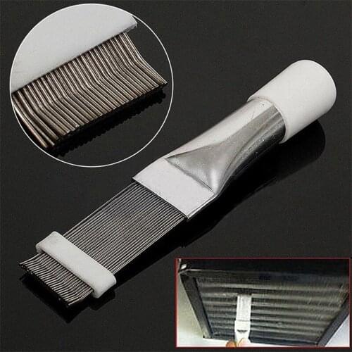 Household Cleaning Tool Aluminum-alloy Stainless Steel Fin Brush Comb Air Conditioner Condenser Coling Brush