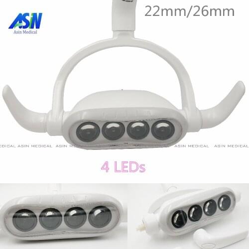 Dental LED Lamp for dental unit with 4 LEDs