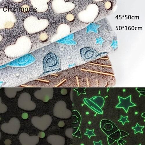 Chzimade Star Heart Design Reflective Faux Fur Fabric 45x50cm/50x160cm Fleece Patchwork Fabric For Clothes Diy Sewing Crafts