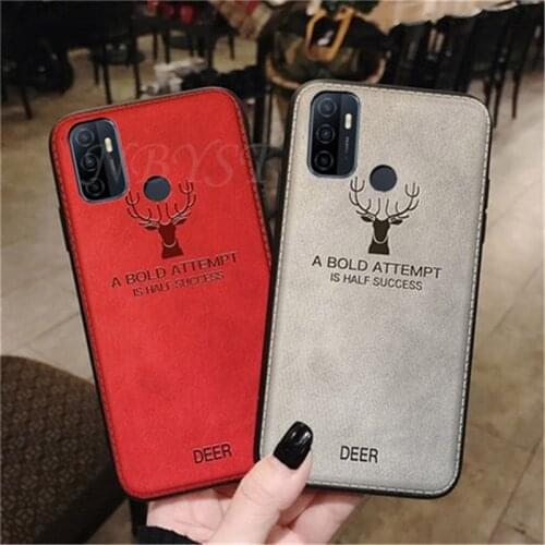 Cloth Texture Case For OPPO Find X3 Pro NEO Lite A15 A5 A9 A53 A52 A72 A92 A91 A33 2020 Realme C20 C15 C11 5 6 Soft Fabric Cover