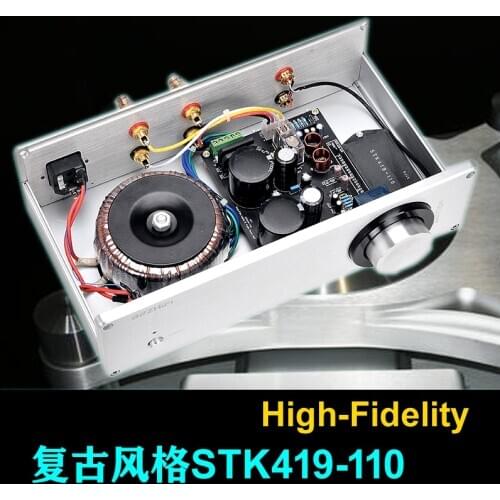 NEW Retro style STK419-110 50WX2 BRZHIFI new Sanyo thick film fever power amplifier