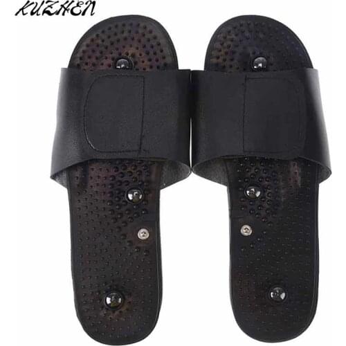 1Pair Massage Electrode slipper Tens Therapy Slippers Body Foot Relaxing Massager Machine Physiotherapy Slippers