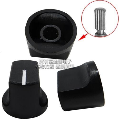 10pcs Duckbill knob 19MM * 16MM potentiometer encoder with switch flower shaft hole 6MM
