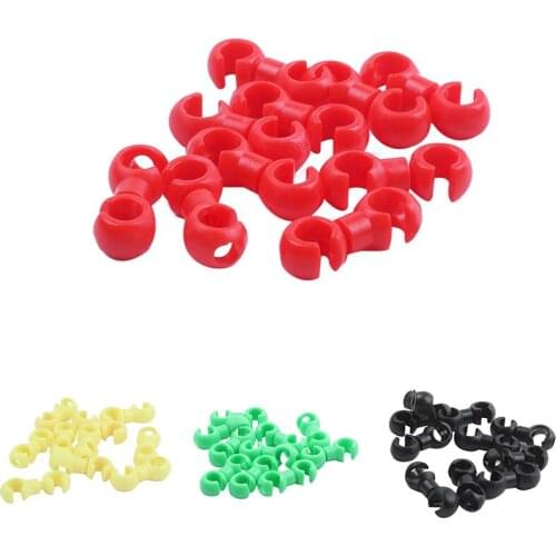 10PCS Rotatable MTB Brake Line Buckle Bike Brake Derailleur Shift Cable Line Pipeline Storage Device Ring Clasp black