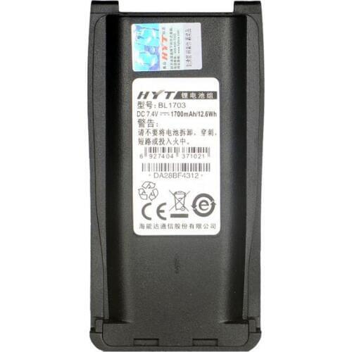 1700mah battery for Hytera HYT TC700 TC-700 TC-780 TC-780M TC-710 two way radio HYT BL1703