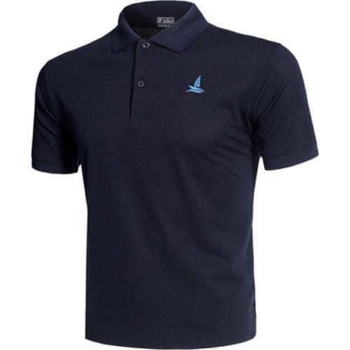 2020 Brand Outdoor Mens Short-slee Polo Shirt Sports Breathable Lapel T-shirt Casual Fishing Sports Hiking Men Polo Sportswear