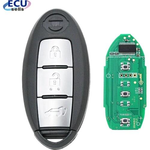 3B Car Smart Remote Key for NISSAN Qashqai X-Trail Keyless Entry Controller for Continontal PULSAR 433.92MHz 4A Chip