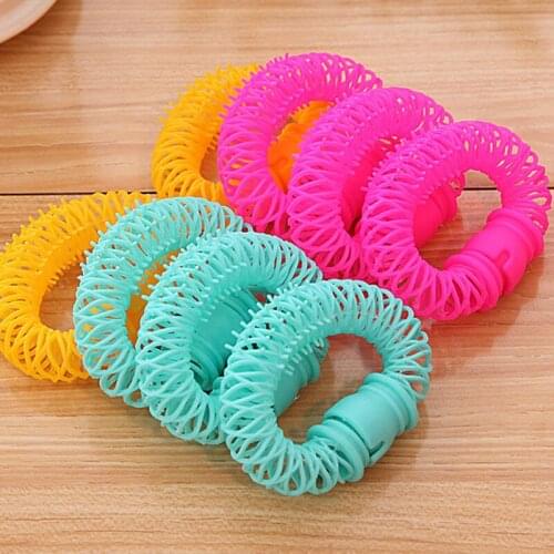 8/6 Pcs Hair Styling Donuts Hair Styling Roller Hairdress Plastic Bendy Soft Curler Spiral Curls Rollers DIY