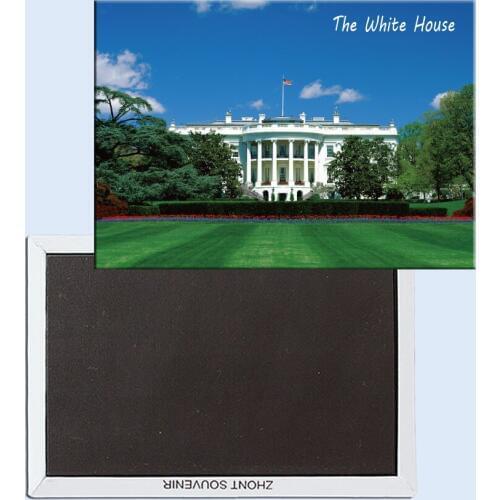 Travel Refrigerator Magnets 78*54mm,Presidential Suite, The White House, Washington, DC Travel Rigid Fridge Magnets 25017