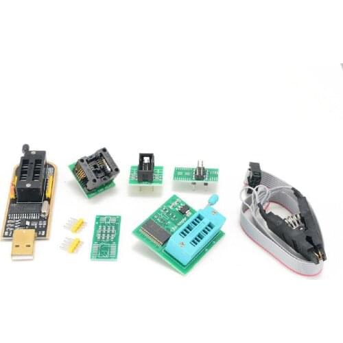 EEPROM BIOS USB Programmer CH341A + SOIC8 Clip + 1.8V Adapter + SOIC8 Adapter