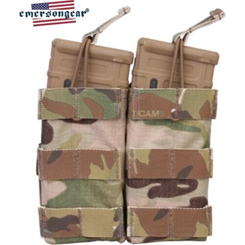 Emersongear Tactical Double 556 Mag Pouch M4 AR AK FAMAS Pouch Military Army Molle Webbing Modular Pouch Paintball Airsoft