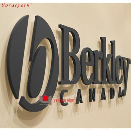 Custom 3D stainless steel metal letters sign billboard name letter signages