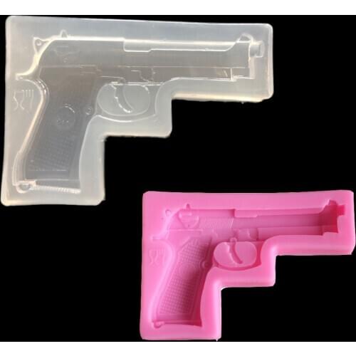 Mini pistol Silicone Mold Resin Silicone Mould handmade DIY JewelryAccessory Making tools epoxy resin molds decorative craft art