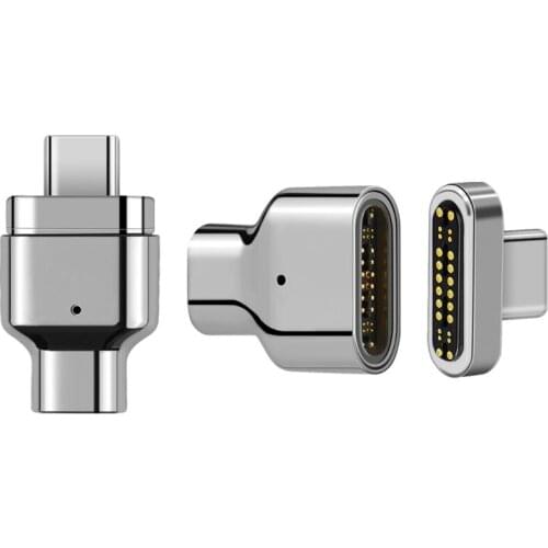 Multi-purpose Magnetic Charging Transfer Adapter Metal For Mac-book Thunderbolt 3 Mobile Phone Accessories