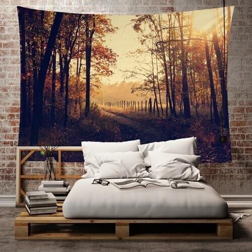 Polyester Mildew-Proof Scenic Wall Hanging Tapestry Private Creative Custom 3D Digital Printing Wall Tapestry Home Decor