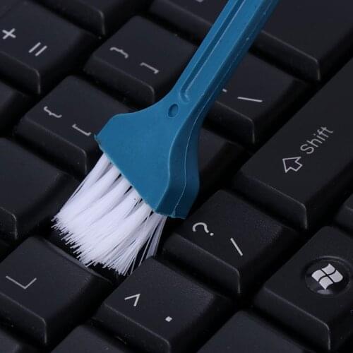 B2EF Mini Desktop Broom Cleaning Brush Sweep Tool Desk Computer Keyboard Car Air Vent Office Home