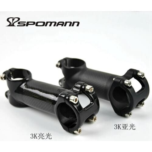 New Mountain bike ALLOY+carbon fibre stem Road carbon bicycle stem 5 degree angle MTB parts 31.8*80/90/100/110mm light Free ship